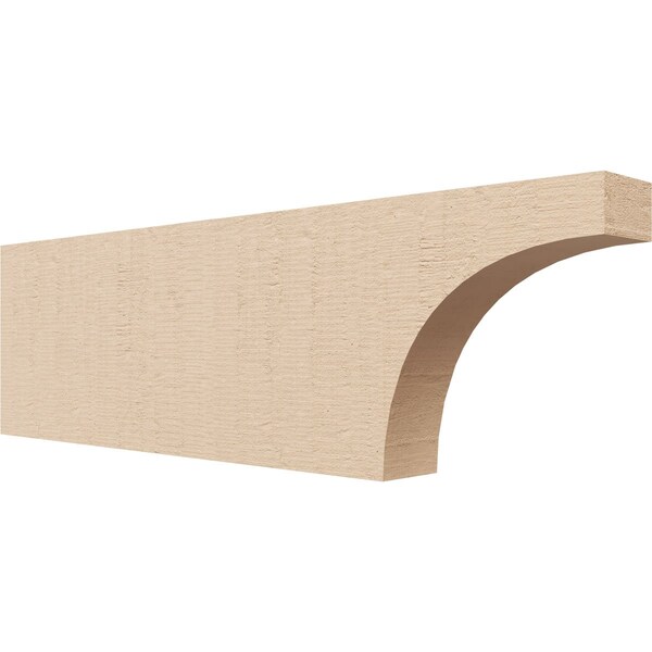 Ekena Millwork 2in. W x 6in. H x 20in. L Huntington Woodgrain TimberThane Rafter Tail, Primed Tan RFTUR02X06X20HUNRCPR - main